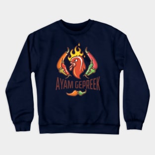 GEPREK AYAM Crewneck Sweatshirt